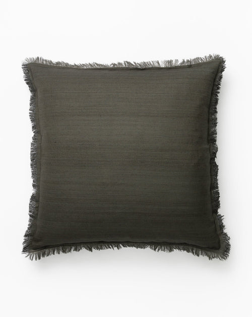 Abbey Silk Fringe Pillow Cover